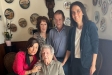 Maria Rosa Aldaz Torrella, diumenge passat, quan va rebre la Medalla Centenària - Cedida