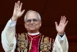 El papa Lleó XIV just després de fer el seu primer discurs com a pontífex