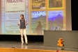 La historiadora Ariadna Baulenas i Pubill dimarts passat, a l’Auditori. || R.G.