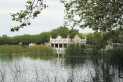 Una imatge de l’estany de Banyoles, una de les parades de l’excursió. || JMR
