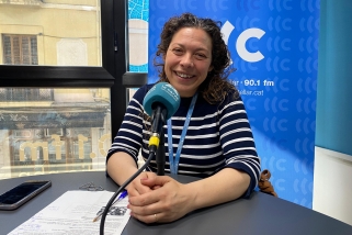La nutricionista del CAP Laura Pastor, a Ràdio Castellar. ||R.G.