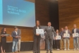 L'alcaldessa de Castellar, Yolanda Rivera, recollint el premi Reconeixement AOC