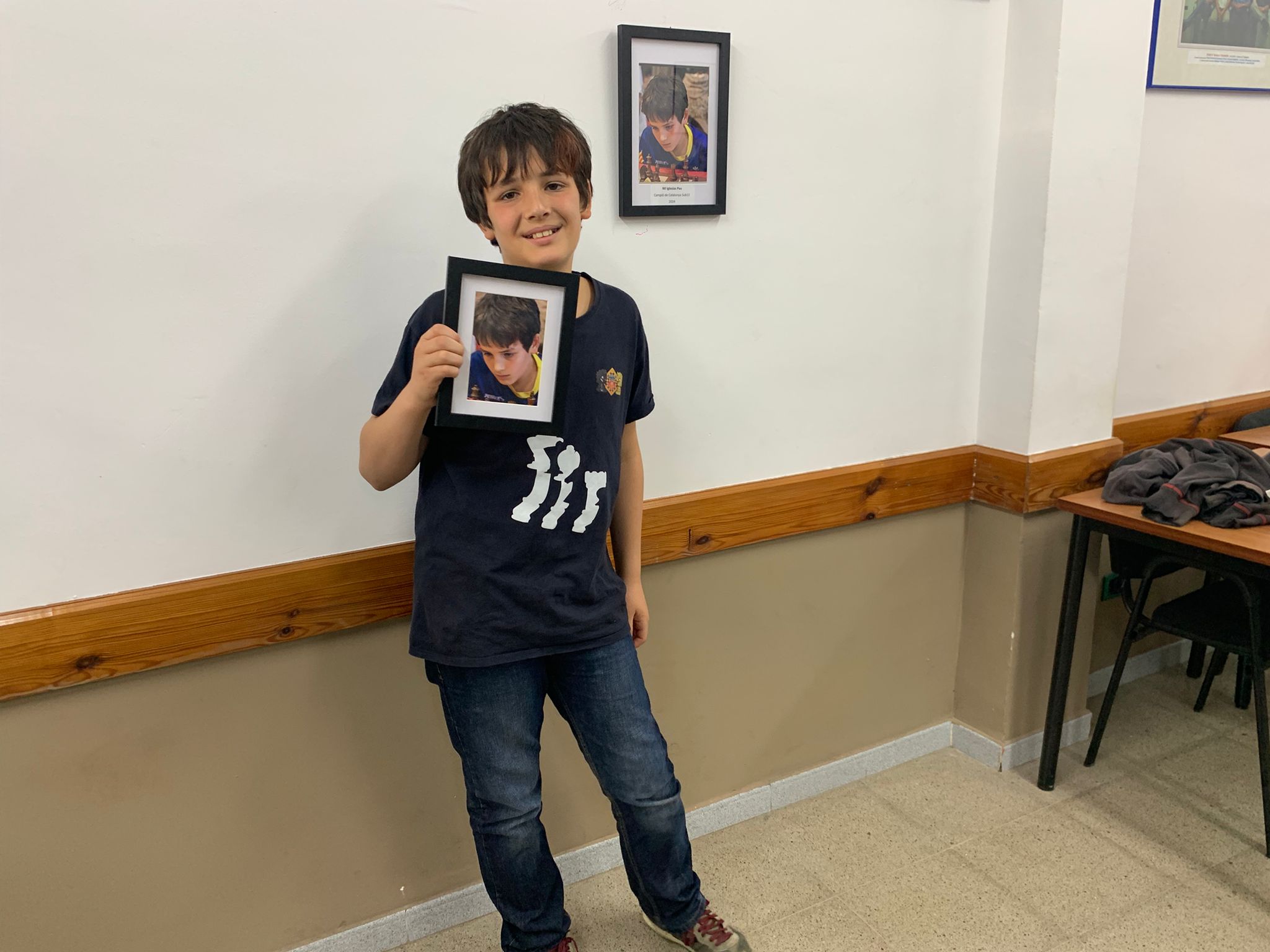 Nil Prat Pau, subcampió sub12. ||M. A.