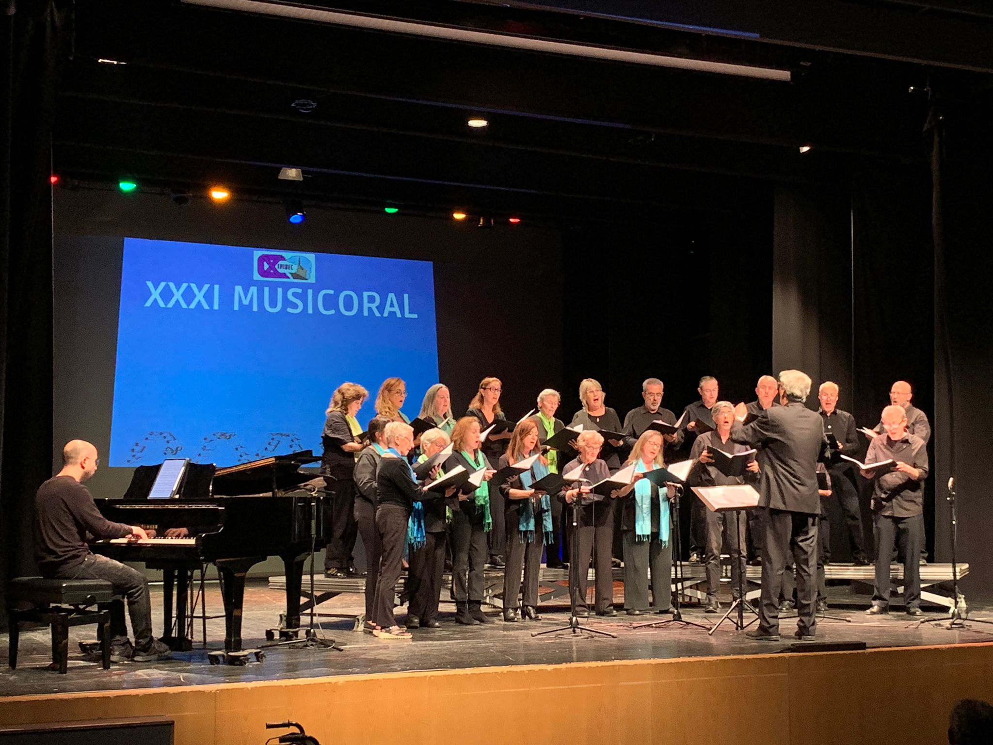 Cor Llevant, de Barcelona, al Musicoral. || M. A.