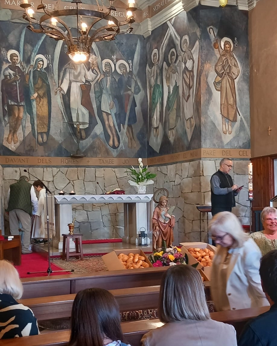Missa de Santa Quitèria a càrrec de Mn. Xavier Blanco. || CEDIDA