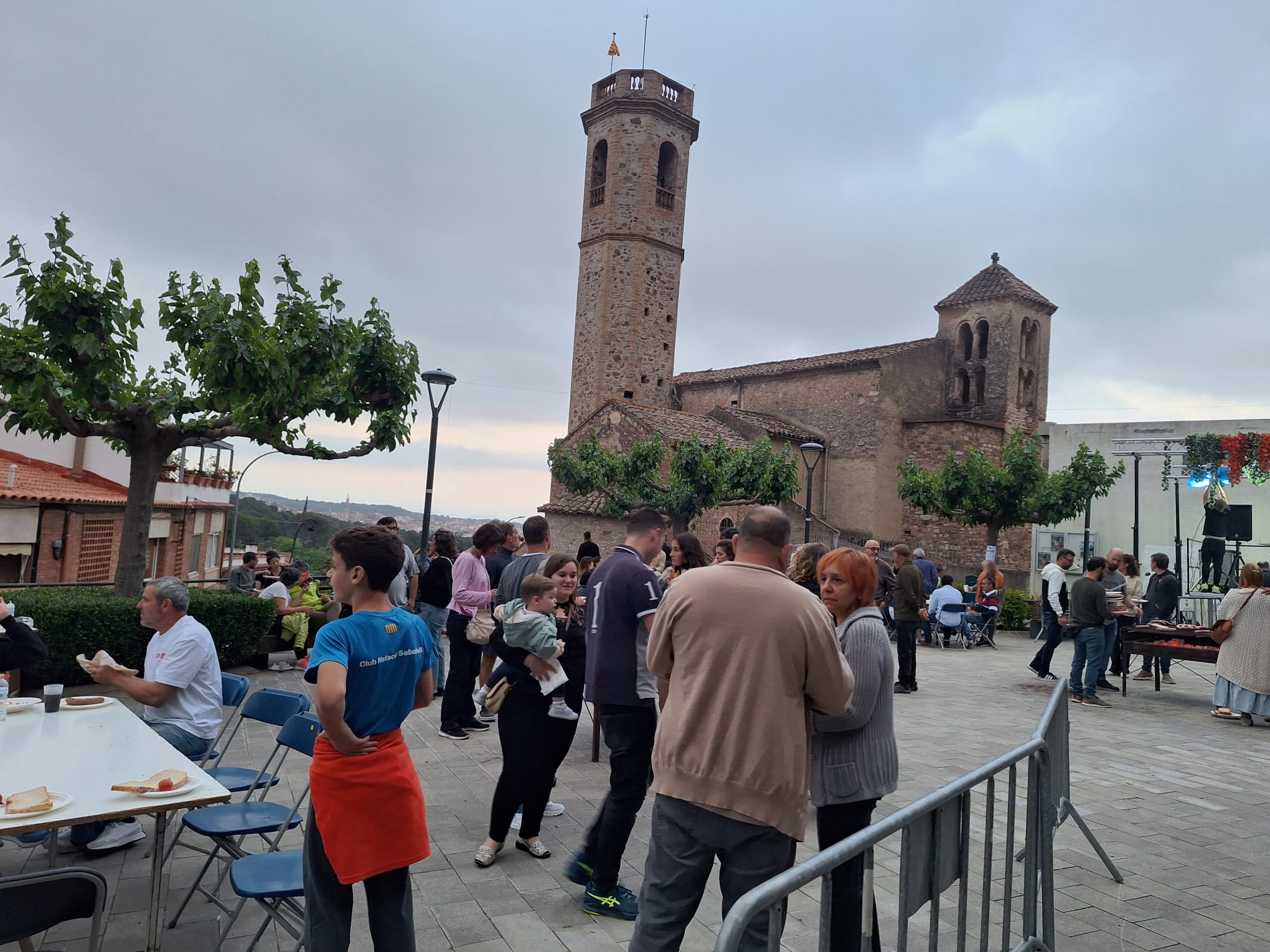 Santa Quitèria, dissabte 24 al vespre, a Sant Feliu del Racó. || M. A.