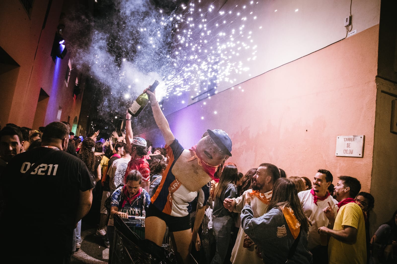 Moment del Correlokals, al seu pas per l'ETC. || CEDIDA
