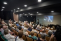 Presentació de la temporada estable d'espectacles a la Sala d'Actes d'El Mirador. A la imatge, la cap de cultura de l'Ajuntament, Eulàlia Costa, presentant la proposta 'Gola'. || Q. P.