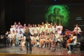 Els alumnes de l'Escola de Música Torre Balada durant l'actuació