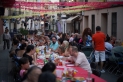 La tercera edició del sopar al carrer Major va ajuntar 160 comensals.