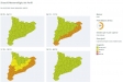 Mapa de les temperatures previstes per avui