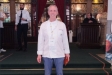 Joan Muntada a la seva arribada al Palau de la Música Catalana de Barcelona.