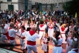 Actuació del Ball de Bastons durant la Festa Major de 2024, prèvia a l’atorgament de la Medalla de la Vila a l’entitat