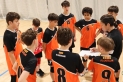 Lucía Bregar dirigint un partit de l'equip infantil | Cedida