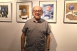 Josep Pérez González, a la inauguració de l’exposició ‘Fragments d’infinit’ al Calissó Cultural, una mostra que es podrà veure fins al 31 de juliol. || CEDIDA