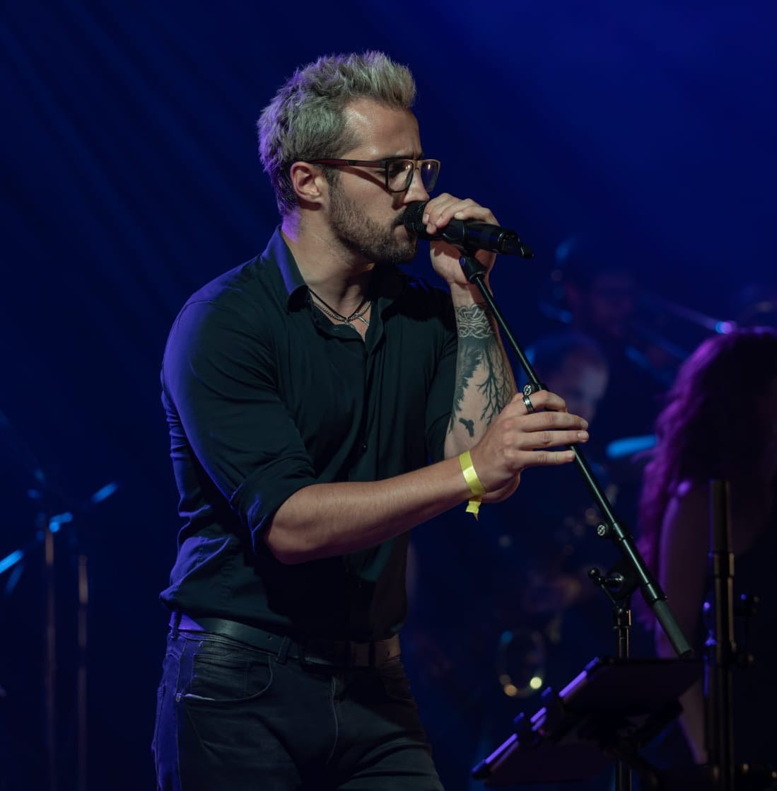 Gerard Portolés, durant un concert amb la Gran Band. || CEDIDA