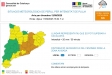 Mapa del risc de pluges intenses per aquest divendres. A Castellar el risc de tempestes és alt || Meteocat