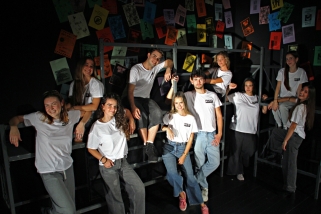 Equip interpretatiu de ‘Rent’, de Llum a Escena.  || CEDIDA