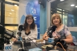 Anabel Caballero i Montse Da Silva, del programa La Carpeta de l'Avi, dues de les col·laboradores de Ràdio Castellar