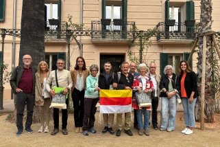 Foto de família abans d'arrencar l'expedició