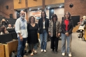 D'esquerra a dreta, Jordi Carcolé (CCCV), Silvia Duran (ICEC), Yolanda Rivera (alcaldessa de Castellar) i Mònica Mateos (Diputació). || M. A.
