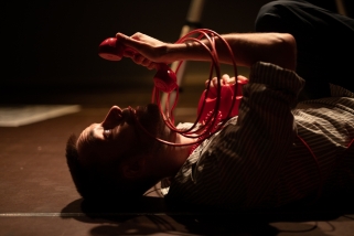 Pau Goméz, creador i intèrpret de ‘L’escudellòmetro’, estrena a l’ETC. || LYDIA CAZORLA