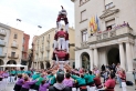 Actuació dels Castellers de Castellar a la diada de Figueres, el cap de setmana passat. || CEDIDA