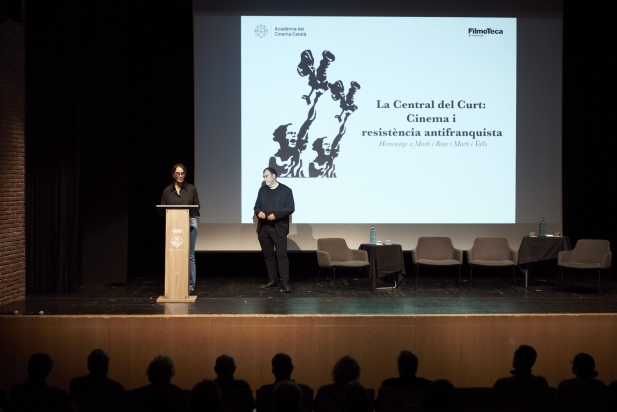 Yolanda Rivera i Alex Portolès durant els parlaments |Q.Pascual Yolanda Rivera i Alex Portolès durant els parlaments |Q.Pascual