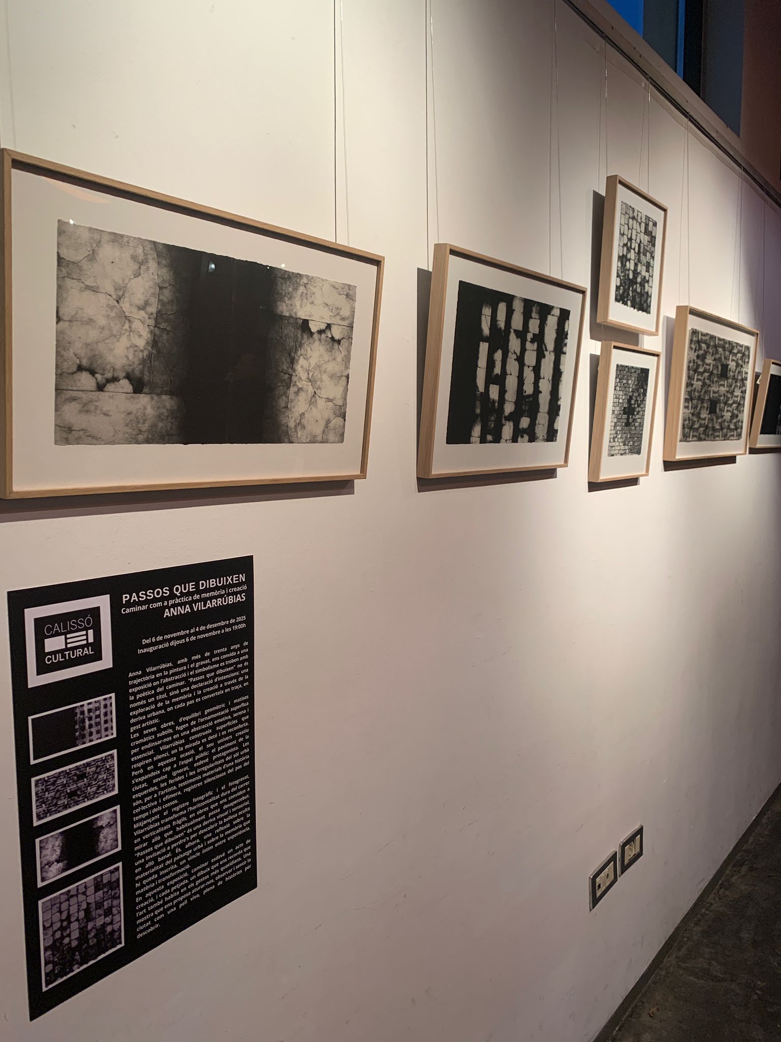 Exposició d'Anna Vilarrúbias muntada al Calissó. || CEDIDA