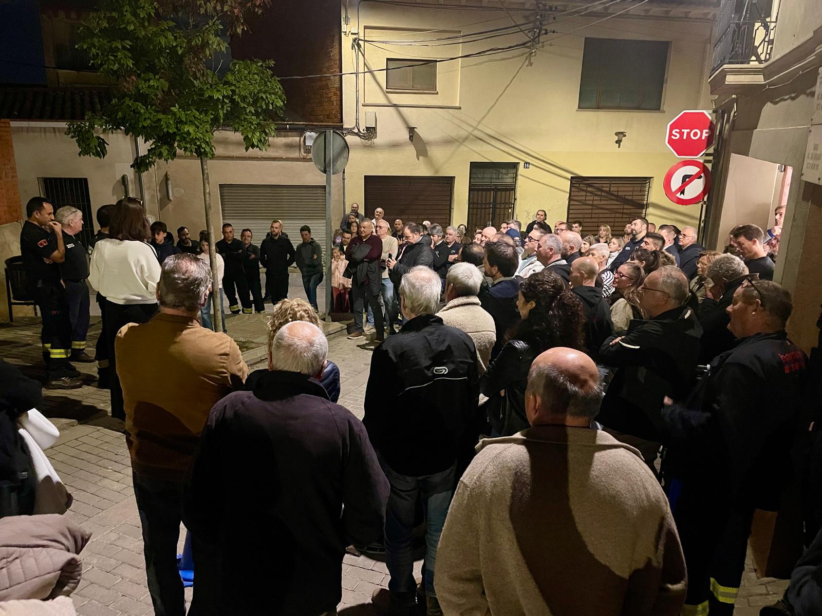 Moment dels parlaments durant la inauguració de l'exposició.