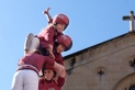 Actuació dels Castellers de Castellar a Manresa. ||  CEDIDA