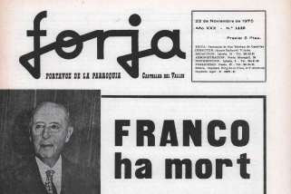 Imatge de la portada del  setmanari ‘Forja’ dos dies després de la mort de Franco
