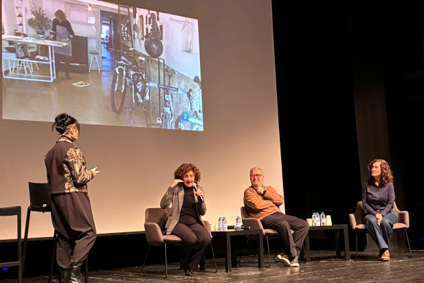 Els ponents durant la conversa | O.Ferran Els ponents durant la conversa | O.Ferran