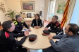 Reunió de treball entre els diferents cossos i autoritats dilluns passat