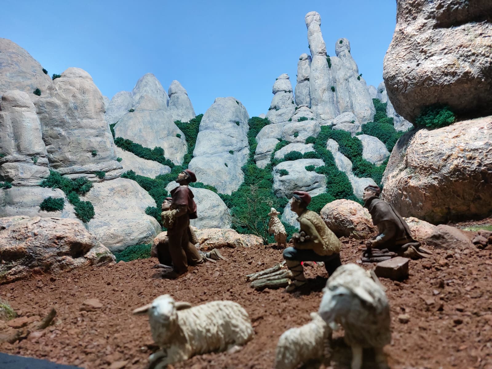 Un dels diorames de la 75a Exposició de Pessebres. || B. T. Un dels diorames de la 75a Exposició de Pessebres. || B. T.