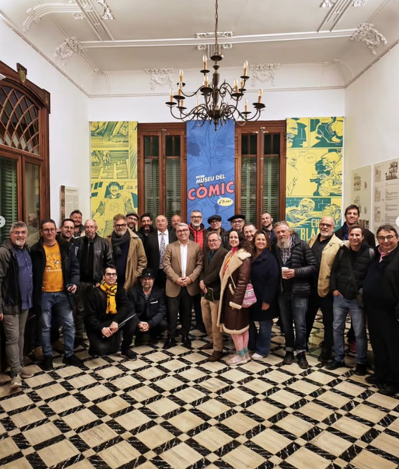 Professionals participants al Còmic Nostrum, a Inca. || CEDIDA