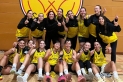 El sènior femení va poder celebrar la cinquena victòria consecutiva, davant de la seva afició.