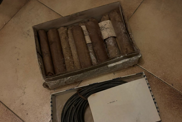 Els cartutxos de dinamita antics trobats en el domicili del carrer Montcada
