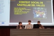 Els alumnes de l'Institut Castellar presentant el seu treball de recerca sobre el fenomen skin a Castellar del Vallès