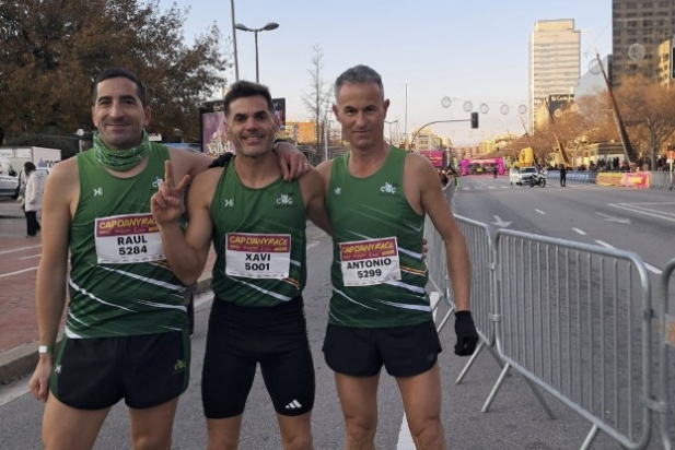 Diversos atletes castellarencs van participar a la Cap d'Any Race de Sabadell | Cedida