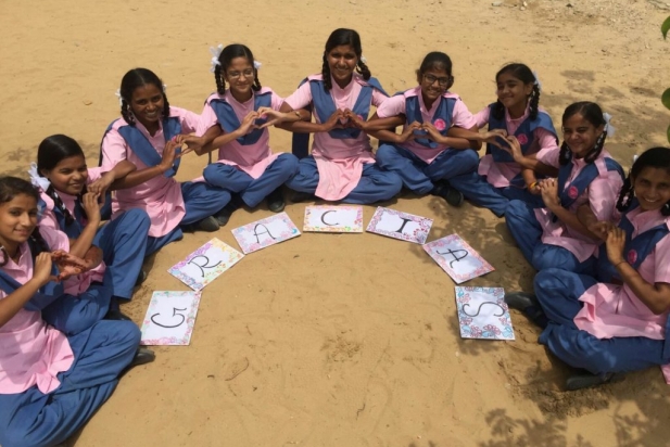 Alumnes de Fior di Loto a Pushkar (Índia). || Cedida