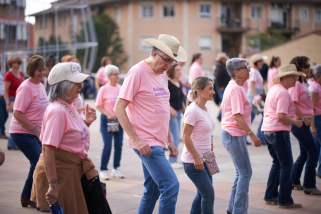 La Ballada Country, un dels actes fets a Castellar en la lluita contra el càncer.