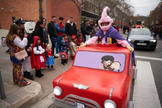 Una comparsa del Carnaval de l'any passat