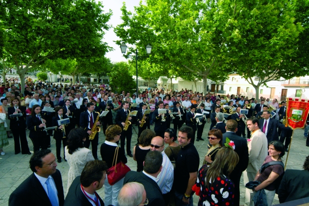 Un moment de l'agermanament a Lahiguera el 2006