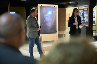 Dimecres es va inaugurar una exposició pòstuma al Pere Joan Ventura, a la Sala Polivalent d'El Mirador. || Q. P.