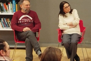 D’esquerra a dreta, Joan Mundet i Enriqueta Hernández Farell (E. Viladoms). || CEDIDA