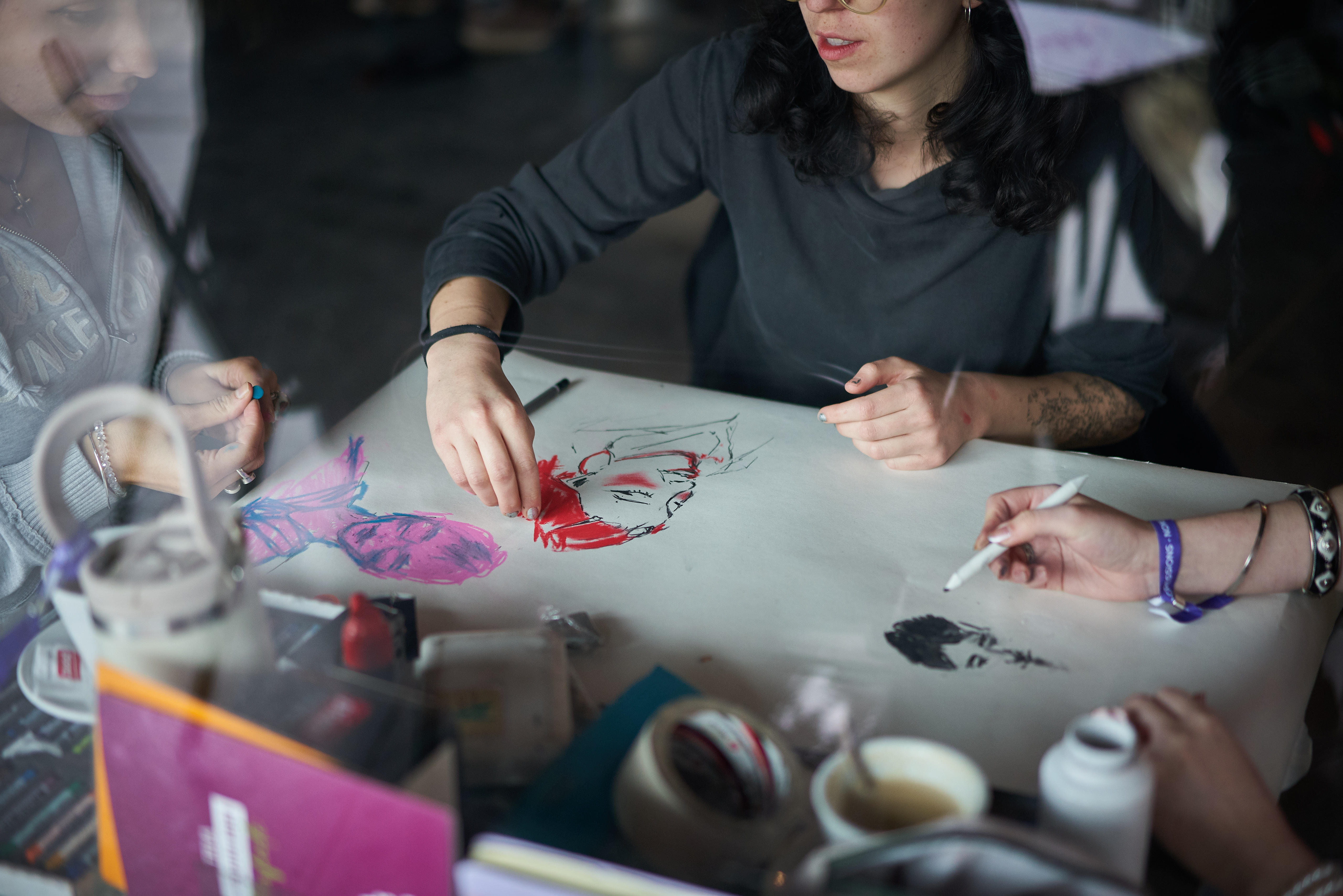 Les participants a l'acció podien utilitzar diferents tècniques