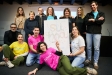 Part de l’equip de voluntaris que promou la marató inclusiva  de Suma +