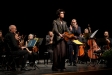 La solista Isabel Villanueva va portar el pes de la primera part del concert amb la interpretació de l’obra per a viola del letò Peteris Vasks. || Q. Pascual