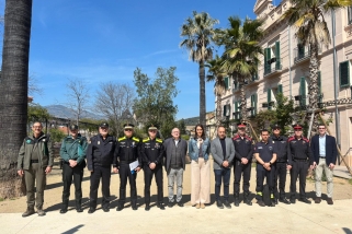 Imatge dels assistents a la Junta Local de Seguretat. Hi participen Mossos, Guàrdia Civil, Policia Local, Delegació del Govern i cossos de protecció civil.  || Aj. Castellar